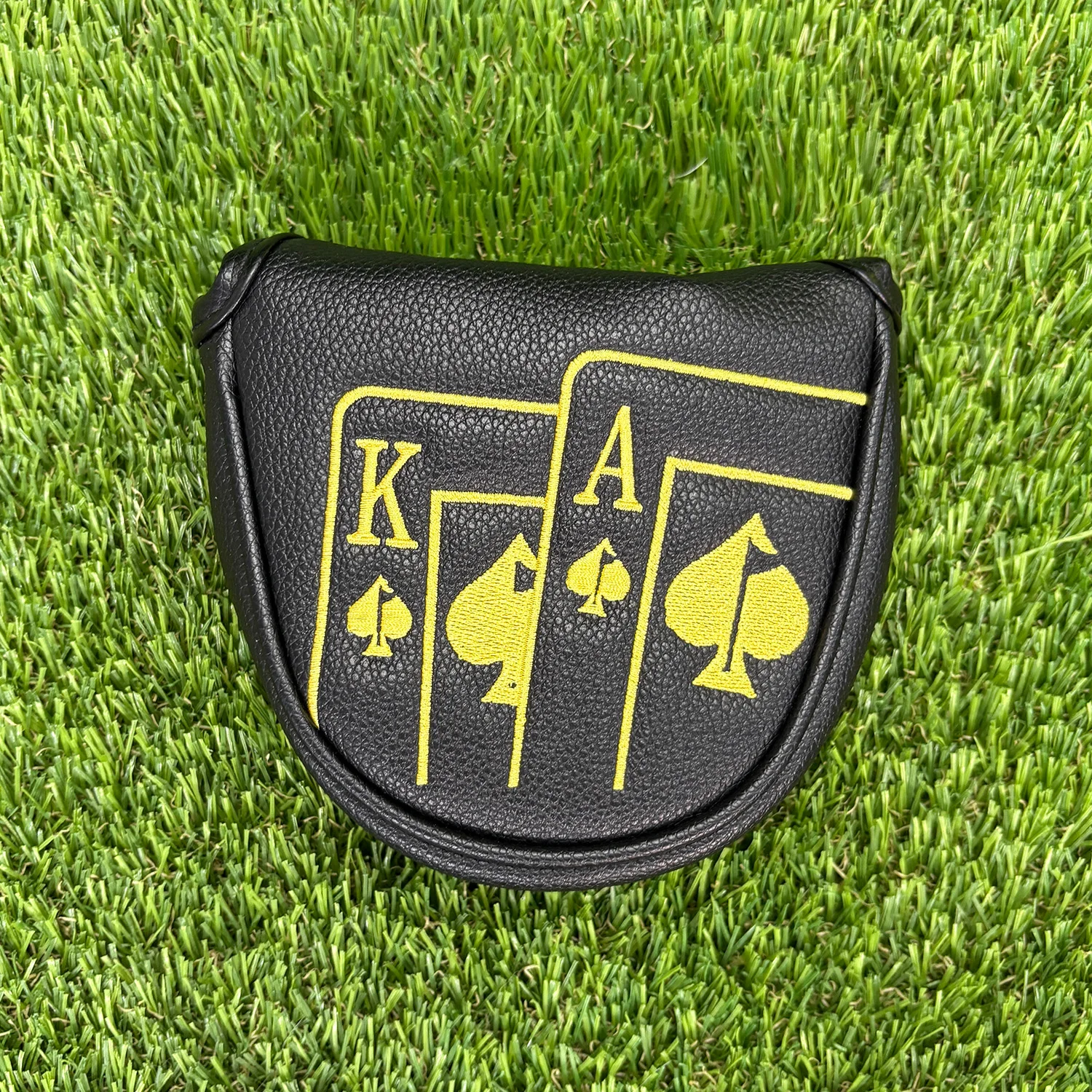 Playing Cards Putter HatCover Protective Cover Golf Club Cover Putter Cover Head Cover Golf Accessories