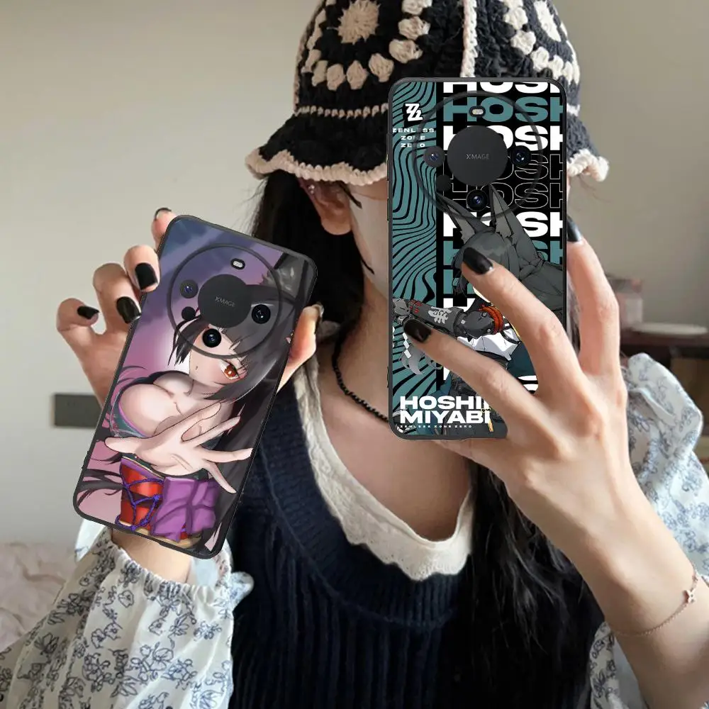 

Чехол для телефона Zenless Zone Zero Hoshimi Miyabi для Huawei Mate 60 50 40 30 20 10 Pro Plus Lite E 5G с цветной защитной печатью