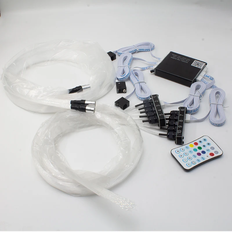 12V Car Mounted 1/3 Split Line Starry Sky Light, Starry Sky Roof Modified Starry Sky Roof, Fiber Optic Light Source Unit