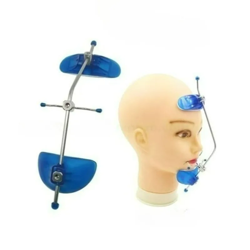 Dental Face‑mask Pull Appliance Single‑rod Adjustable Mid‑axis Facebow Traction Orthodontic Practical Durable Lightweight Tools