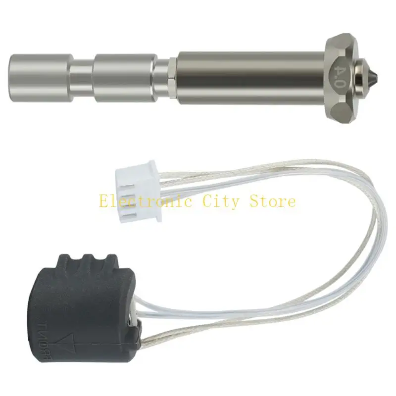 Precisions Heaters Block With Steel Nozzle for 3 Printer Extruder HU8D