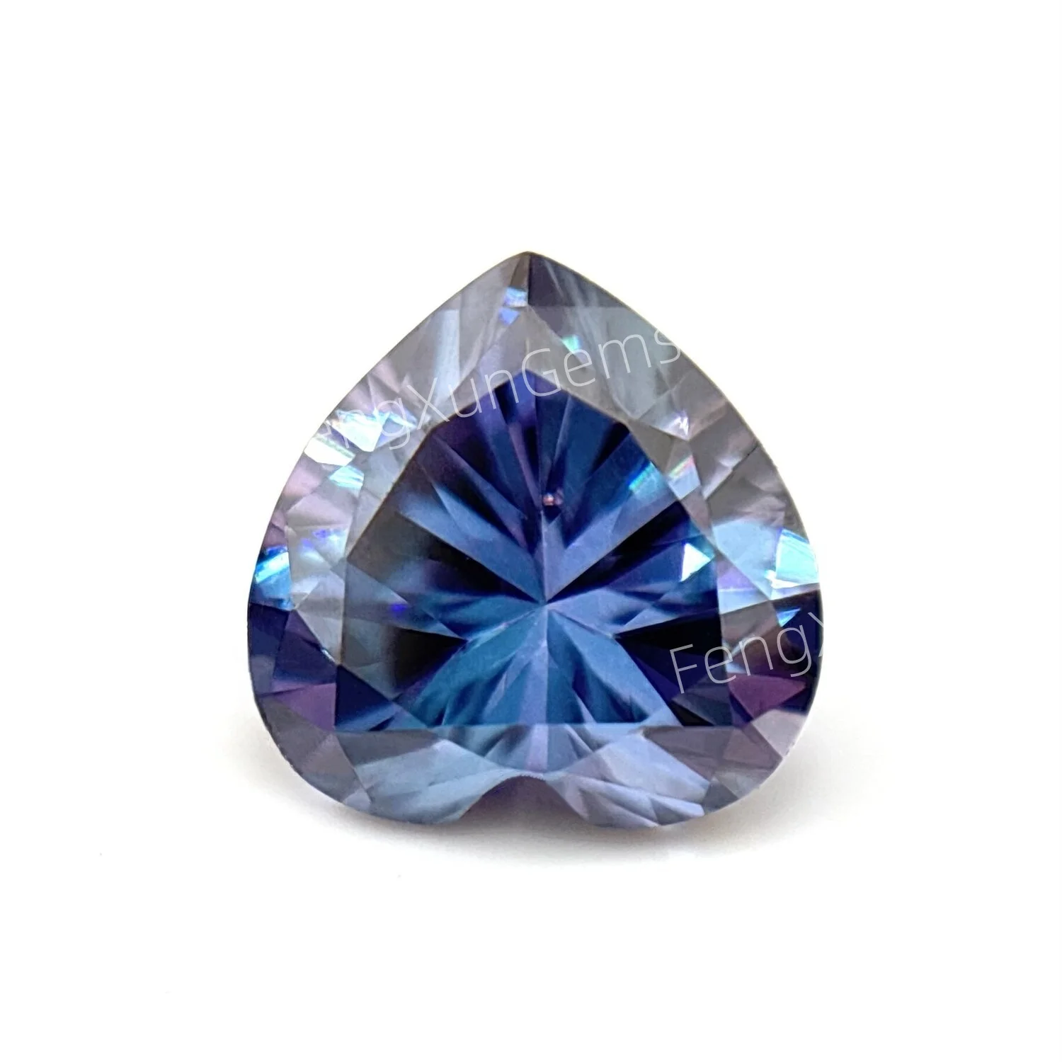 

100% Real Loose Moissanite Diamonds vvs1 Heart Royal Blue 0.1ct to 5.0ct Laboratory Gemstones with GRA Certificate Excellent Cut