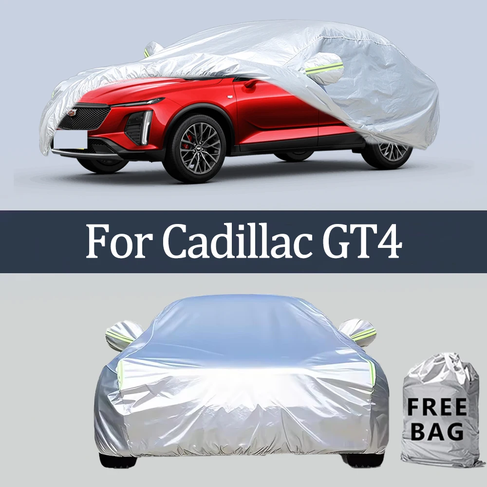 

For Cadillac GT4 Car Cover Outdoor Protection Covers Snow Sunshade Waterproof Dustproof Exterior UV Car Accessories