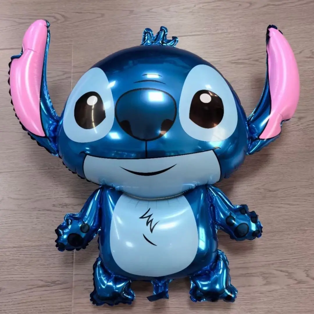 20/30/50Pcs Disney Stitch Balloon Aluminum Film Floating Air Balloon Children Cartoon Style Flying Cute Non Self Sealing Balloon