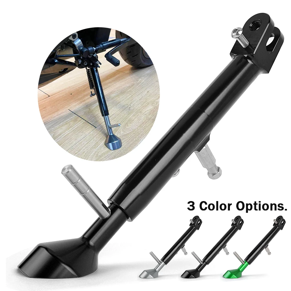 

ZX 4R 4RR CNC Aluminium Adjustable Kickstand Foot Side Stand Support For Kawasaki Ninja ZX-4R ZX-4RR ZX4R ZX4RR 2024 2025 +