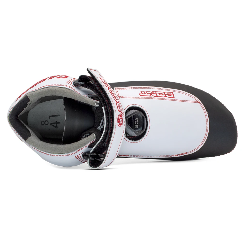 BONT Short Track Patriot Carbon BOA Версия Скоростные ботинки для коньков Сапоги для коньков с длинной дорожкой Крытые ботинки для коньков на открытом воздухе
