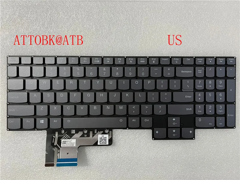 New English laptop keyboard For Lenovo Legion R9000X Y9000K Y9000P Y750-15 2020 2021 With RGB Backlit