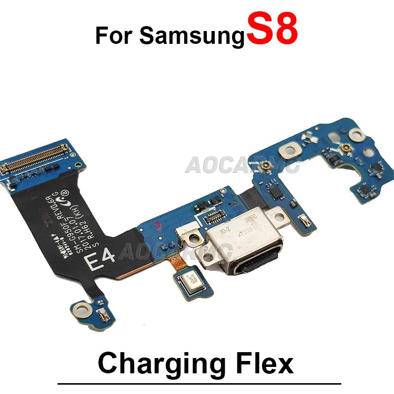 For Samsung Galaxy S8 S20 FE S21 Plus Ultra S8 Plus S20+ S21FE 5G USB Charging Dock Charger Port With Mic Repair Part