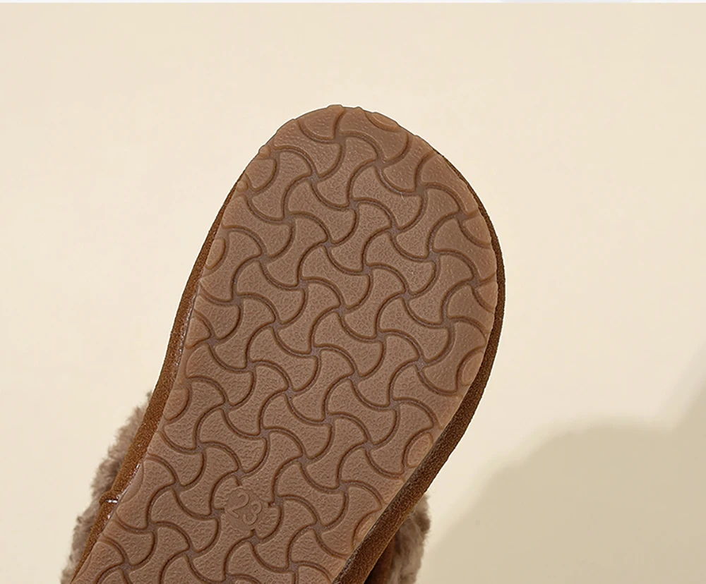 متعددة الوظائف أحذية الشتاء للأطفال سميكة الدافئة فو الفراء مبطن أحذية قطنية مكافحة زلق في الهواء الطلق أفخم الثلوج الأحذية للأطفال