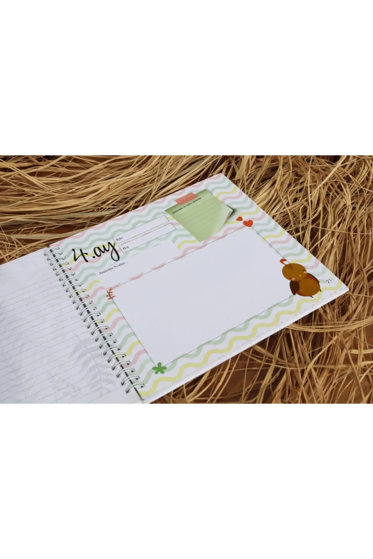 Uras My Baby First Year Baby Moment Book Sketchbook Handmade Book