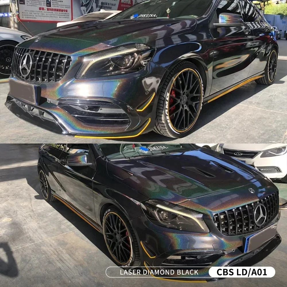 Top Selling Polymeric Material Vinyl Film Wrapping Vehicle Safety Paint Protection 1.52*18m Black Film Car