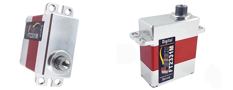 Feetech FT2331M TR4 미니 7.4V 3.5KG 디지털 서보 방수 25T 메탈 기어 TRX4 RC 헬리콥터 쿼드콥터 차량 모델 수신기