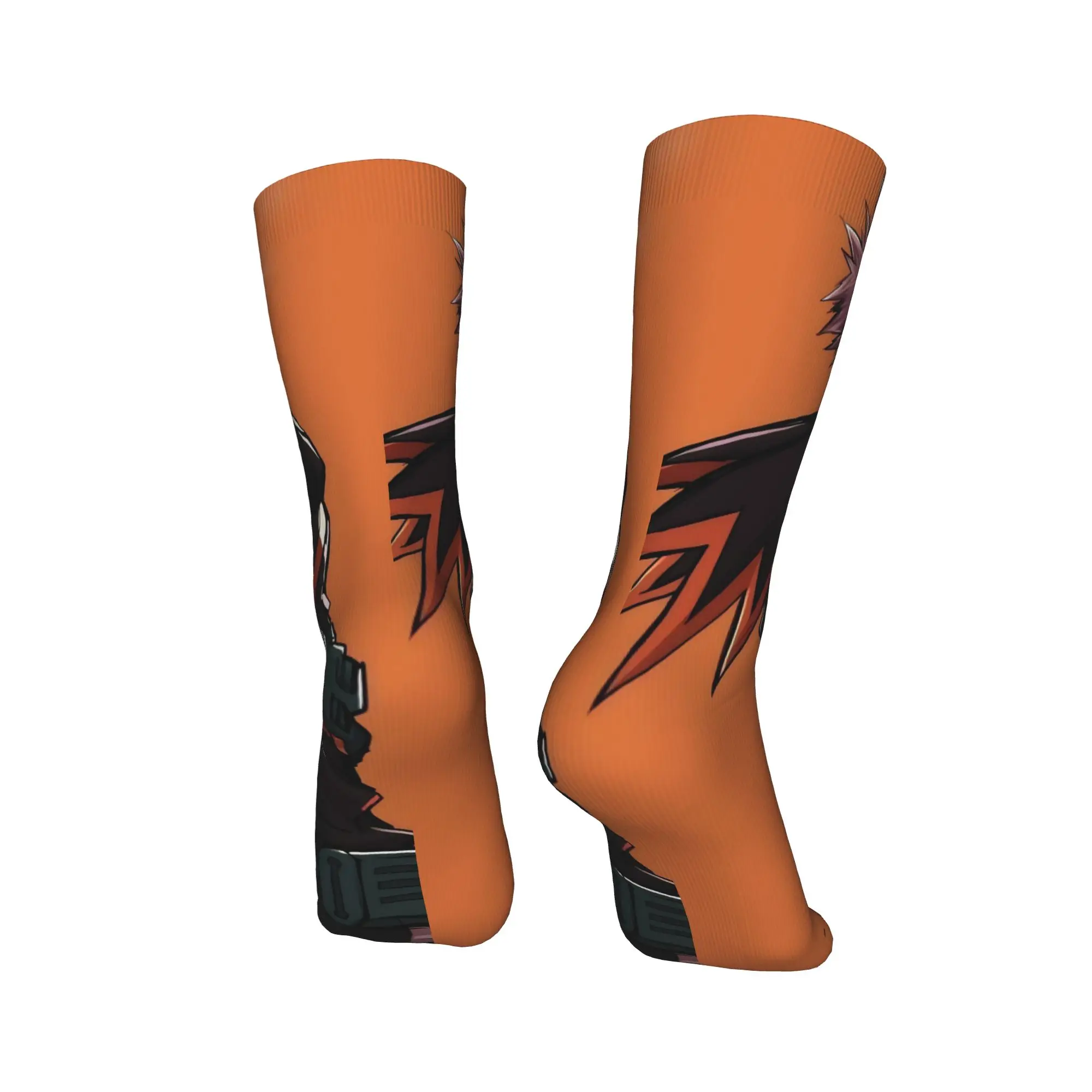Носки в стиле аниме Katsuki Bakugo, дизайнерские чулки, противопотные носки для пар, теплые мягкие осенние повседневные носки для скалолазания
