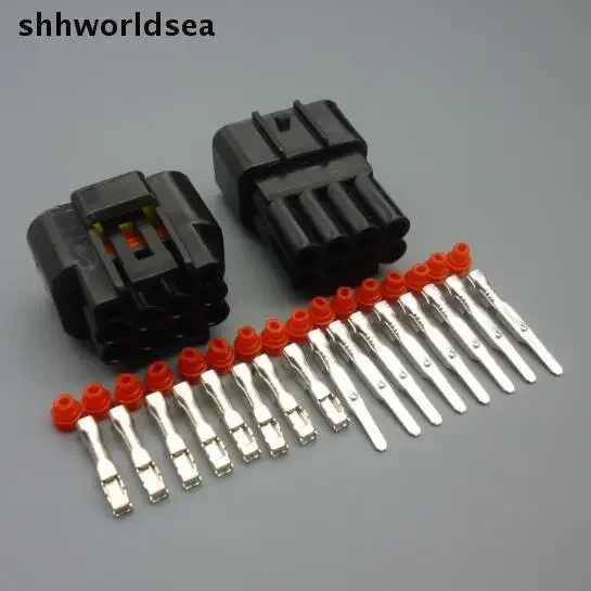 

shhworldsea 10Sets 8P 8 Pin/way 2.3mm Auto connector,Car Waterproof Electrical plug,refit connector for car Motorcycle ect