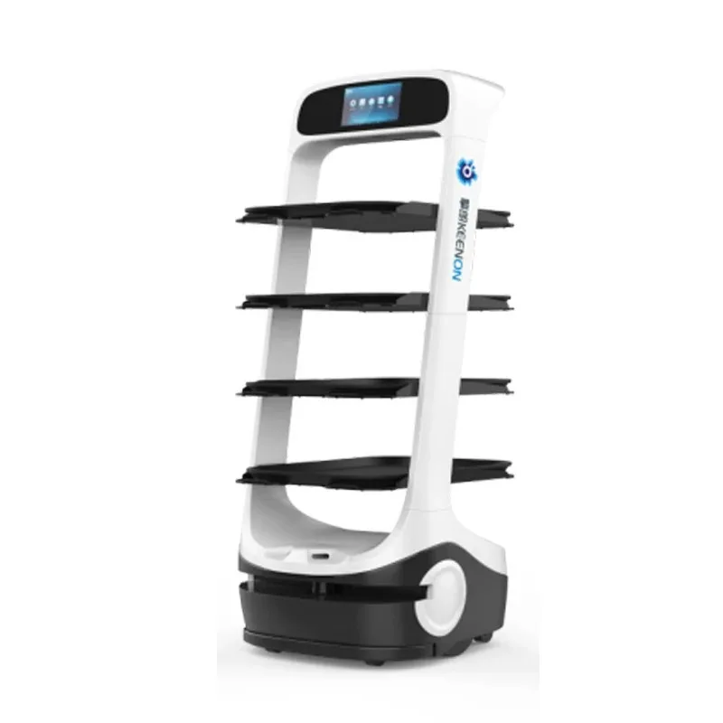 روبوت توصيل الطعام روبوت الخدمة الذكية الملاحة التلقائية مطعم توصيل الطعام الروبوتات الروبوت النادل الذكي #2