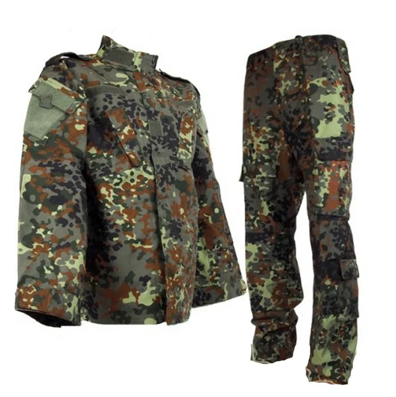 Airsoft Tactical  Hunting BDU Uniform Hiking Shirt & Pants Set Outdoor Paintball Hunting Clothing  Camo