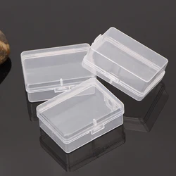1/2PCS Compartment Small Items Case Mini Storage Box Rectangle Square Packing Boxes Jewelry Beads Container Sundries Organizer