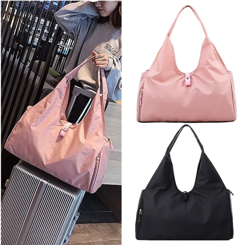 Tas Yoga Wanita, Tas Olahraga Fitness, Tas Latihan, Tas Renang, Tas Travel, Tas Duffel, Tas Olahraga dengan Kompartemen Kering dan Basah Terpisah, Tas Selempang Olahraga