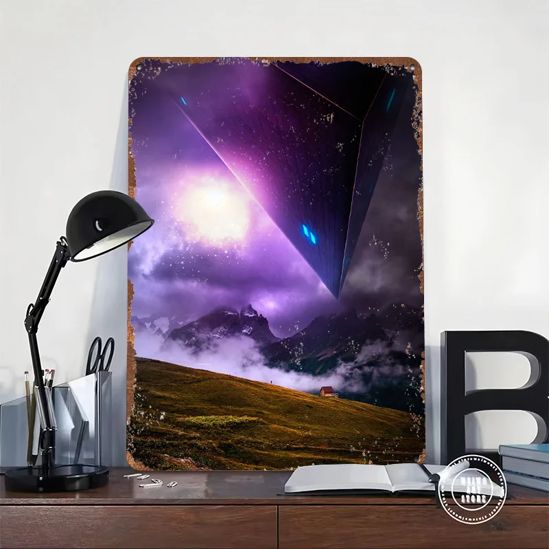 Visitors Metal Poster Customized Wall Art Retro Vintage Tinplate Signs for Interior Decoration Living Room Accessories Wand Deko