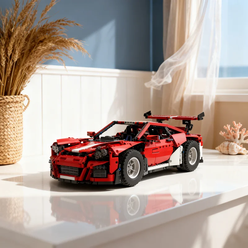 

3096 деталей MOC Porscheed Unleashed: Техническая модель-конструктор, подарок для самостоятельной сборки, креативный коллекционный декор, премиум-класс для взрослых и детей
