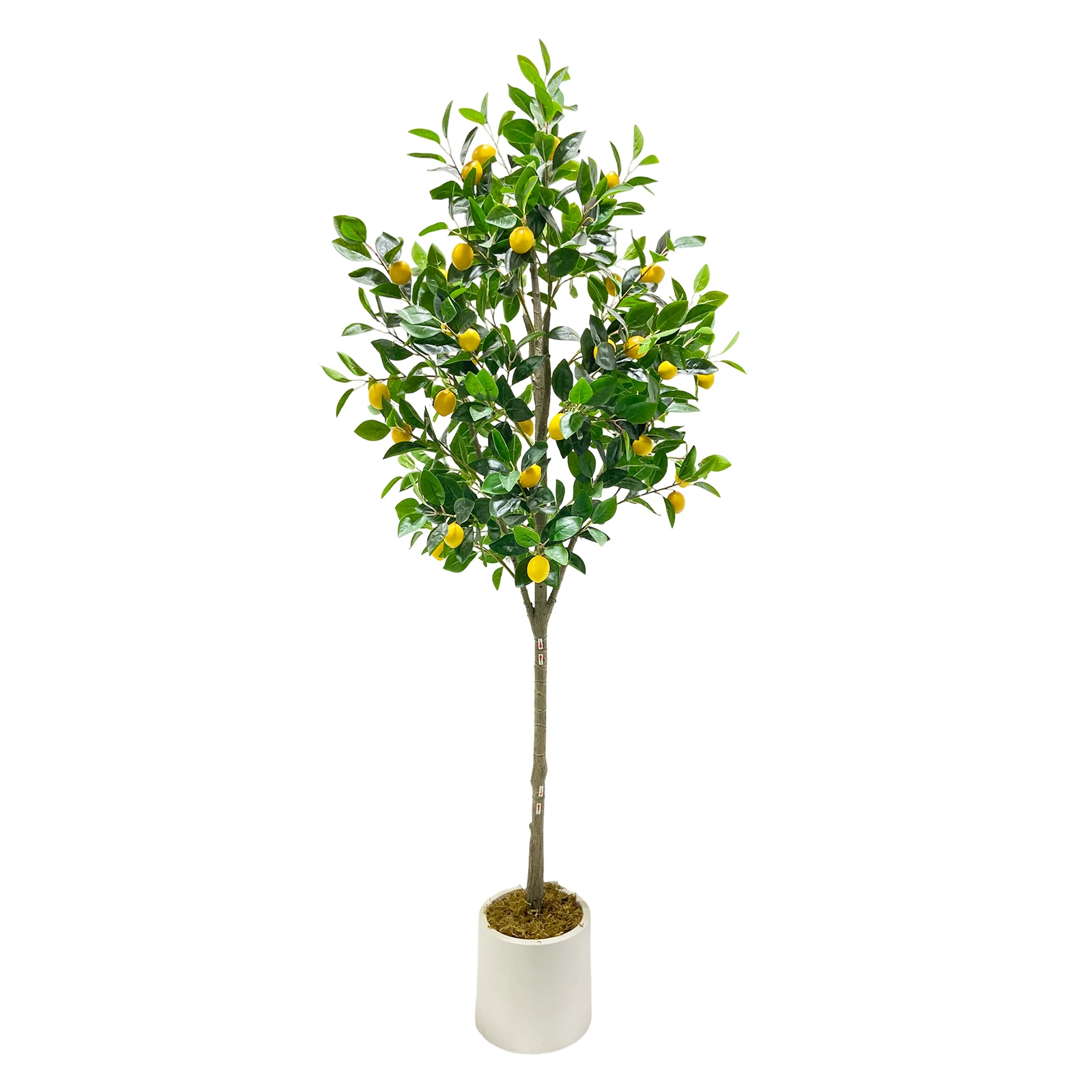 150cm 180cm Künstlicher Zitronenbaum, realistische Zitronen und Blätter, künstliche Topfpflanze, grüne Kunstpflanze für Heim- und Bürodekoration
