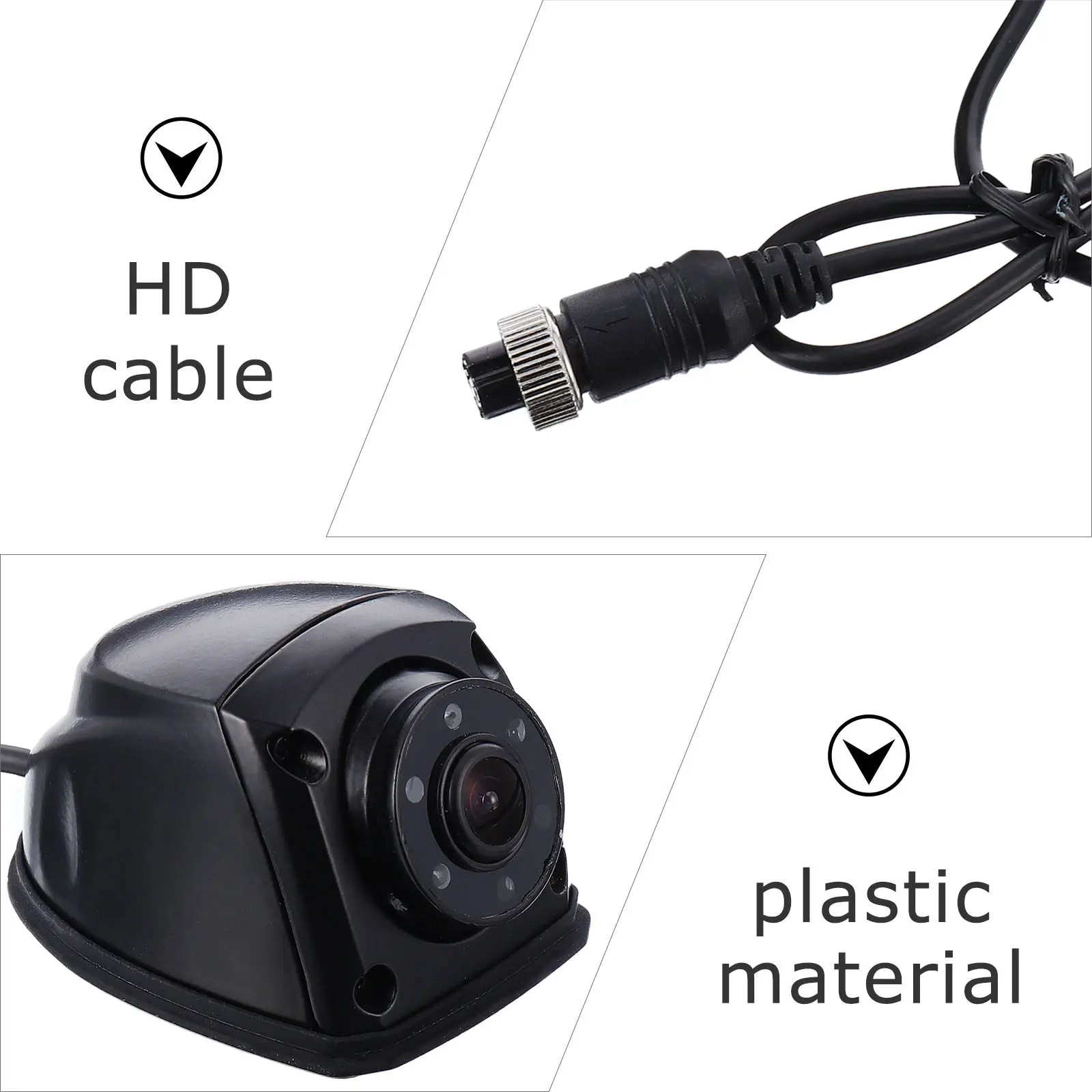 

1Pcs Side View Camera Long Distance Transmission Vehicle-Mounted Truck Control Monitor Enhanced Monitor