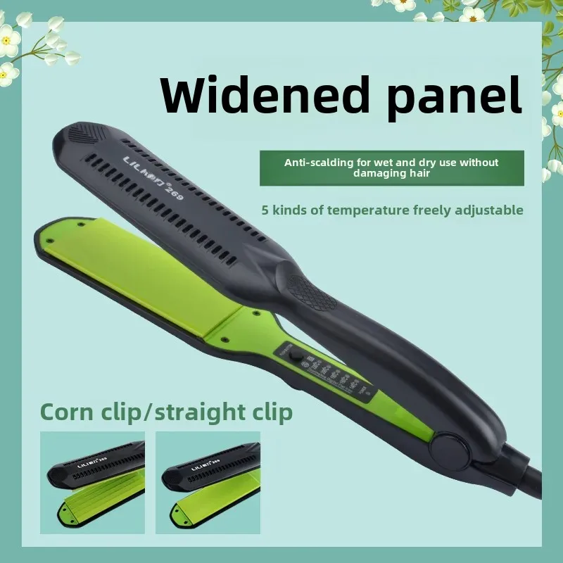 خمسة درجات الحرارة قابل للتعديل مكواة فرد الشعر الذرة كليب صالون جودة لا ضرر الجذر تعزيز تصفيف الشعر أداة الملحقات