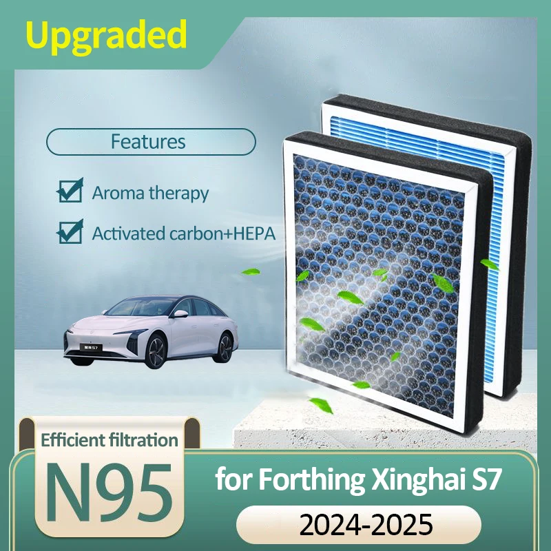 

Activated Carbon Air Filter for Forthing Xinghai S7 2024 2025 Auto Air Conditioner Filter Cars Accessories Parts HEPA Filtration