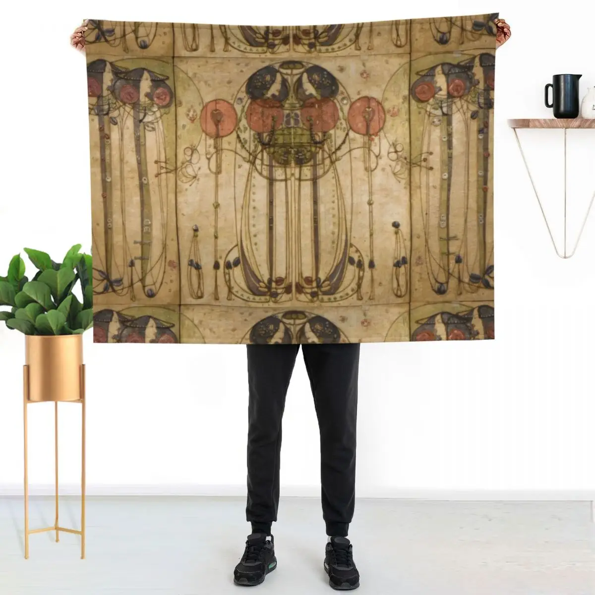 charles rennie mackintosh art nouveau, paintings, artwork, prints Throw Blanket Furrys Blankets For Bed Stuffeds Summer Blankets