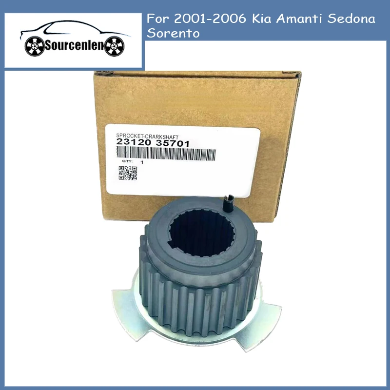 

Brand New Genuine Camshaft Sprocket 2312035701 23120-35701 For 2001-2006 Kia Amanti Sedona Sorento