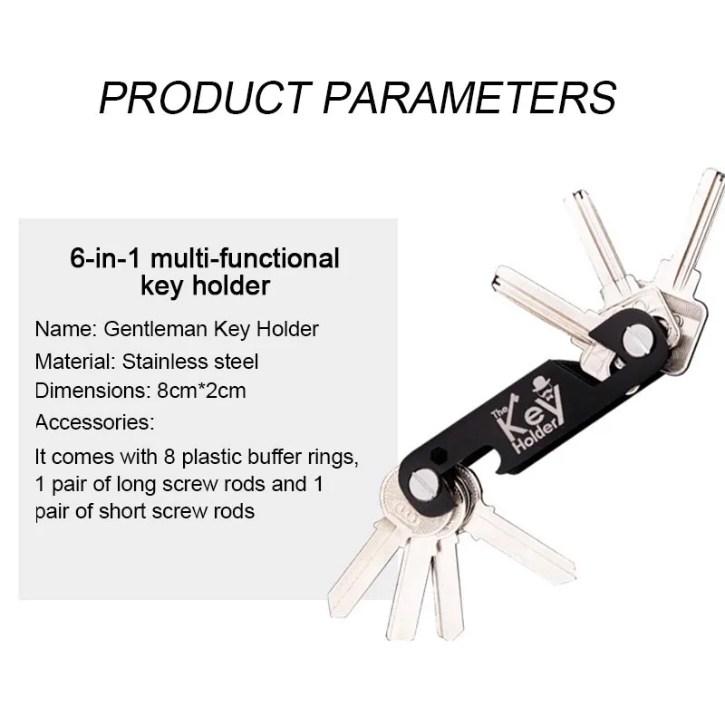 NEW Keys Holder Organizer Compact Key Holder Key Organizer Wallet Keychain Organizer YSB05