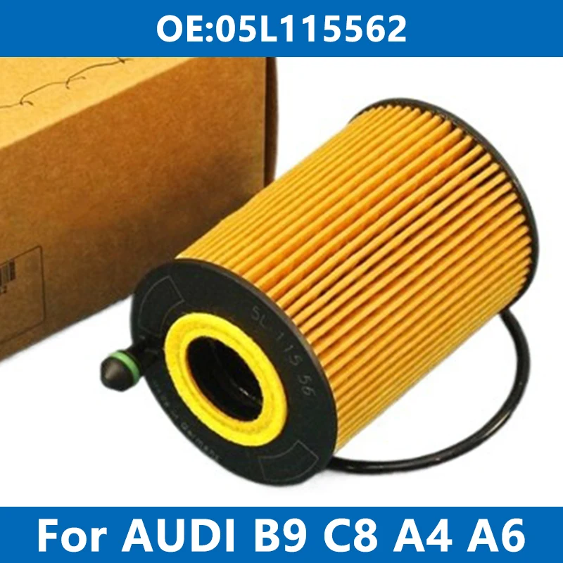 

Car Engine Oil Filter 05L115562 For AUDI B9 C8 A6 A5 A6 A7 Q5 30 35 40 TDI Mild Hybrid quattro Avant Sportback 2018-