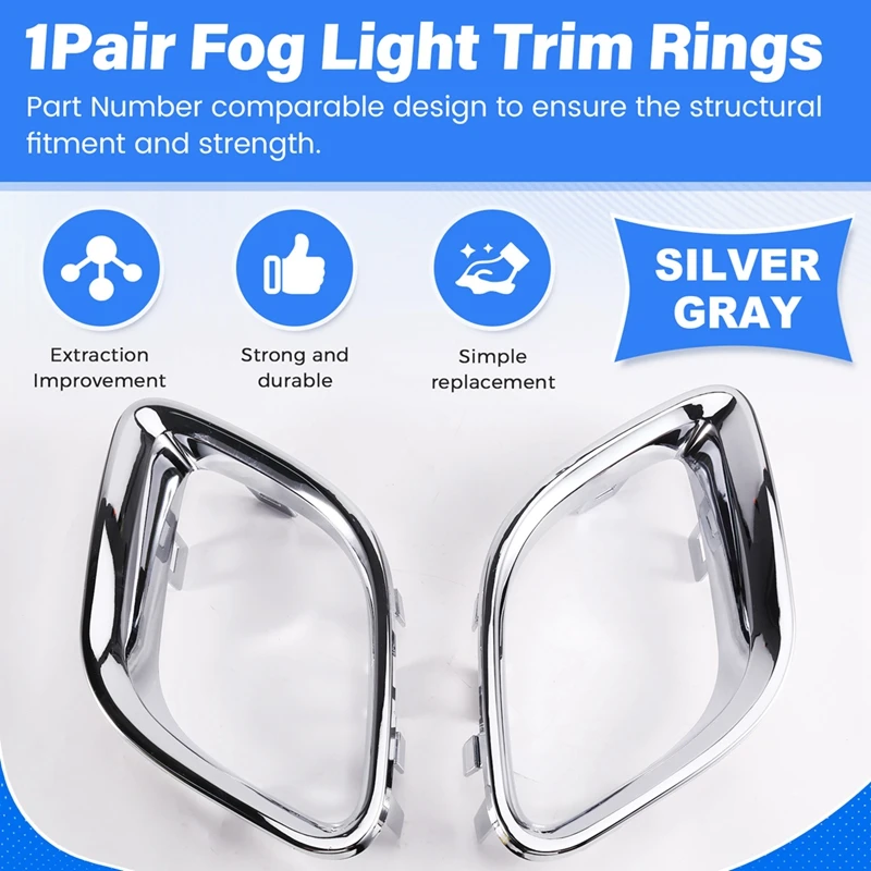 Super Sale For ENVISION 2021-2023 Fog Light Trim Rings / Fog Light Frames 84925152