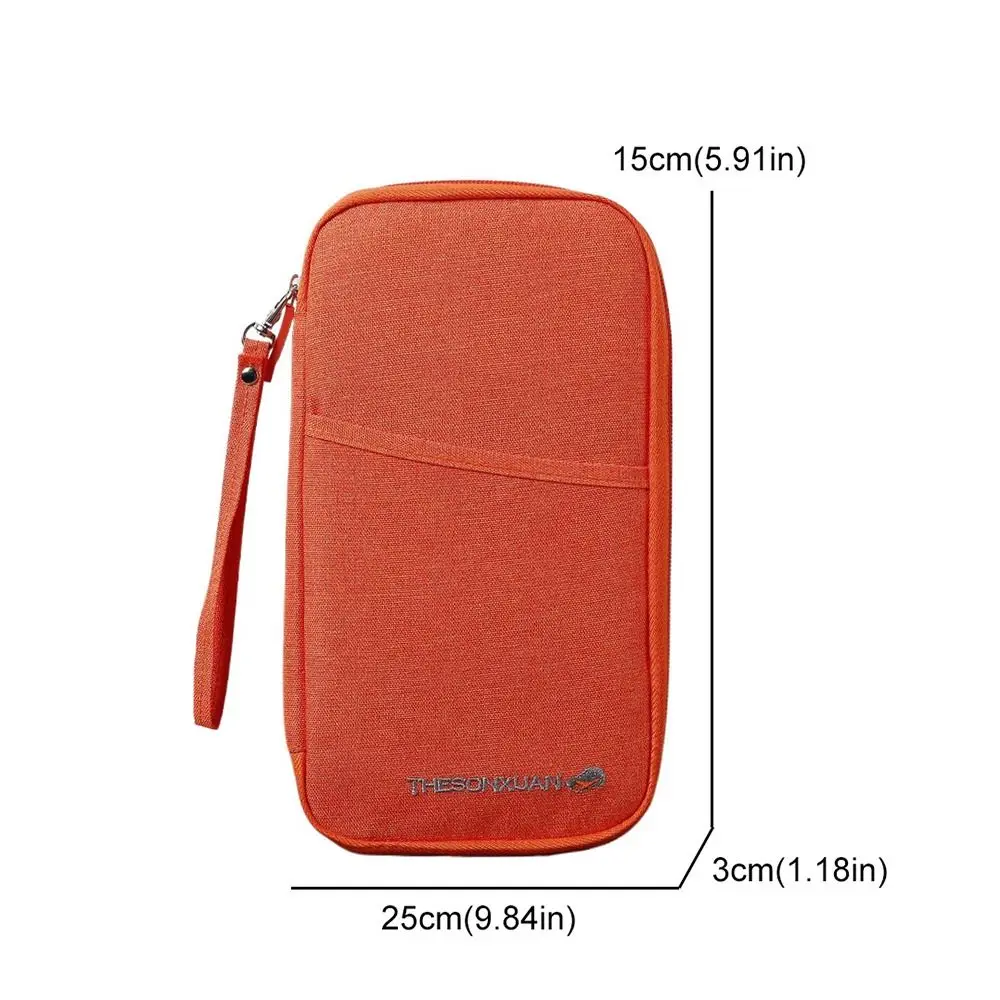 حقيبة جواز سفر محمولة تتفاعل طائرة تسجيل الدخول حامل جواز السفر الأسرة متعددة الوظائف بطاقات التذاكر المنظم للجنسين