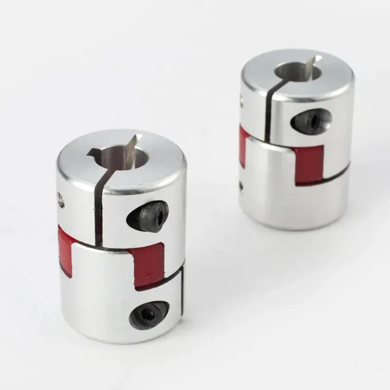Coupler D20L25 Series Flexible Plum Clamp Coupling OD 20mm L 25mm Shaft CNC Jaw Shaft Coupling 4/5/6/6.35/7/8/9/10mm Coupler