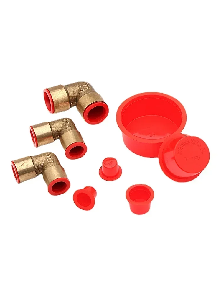 20pcs Plastic Plug Cap Inner  Hole Dust Cover  Threaded  Protective Sleeve Round Tube Pipe   M5 M10 M15 M18 M20