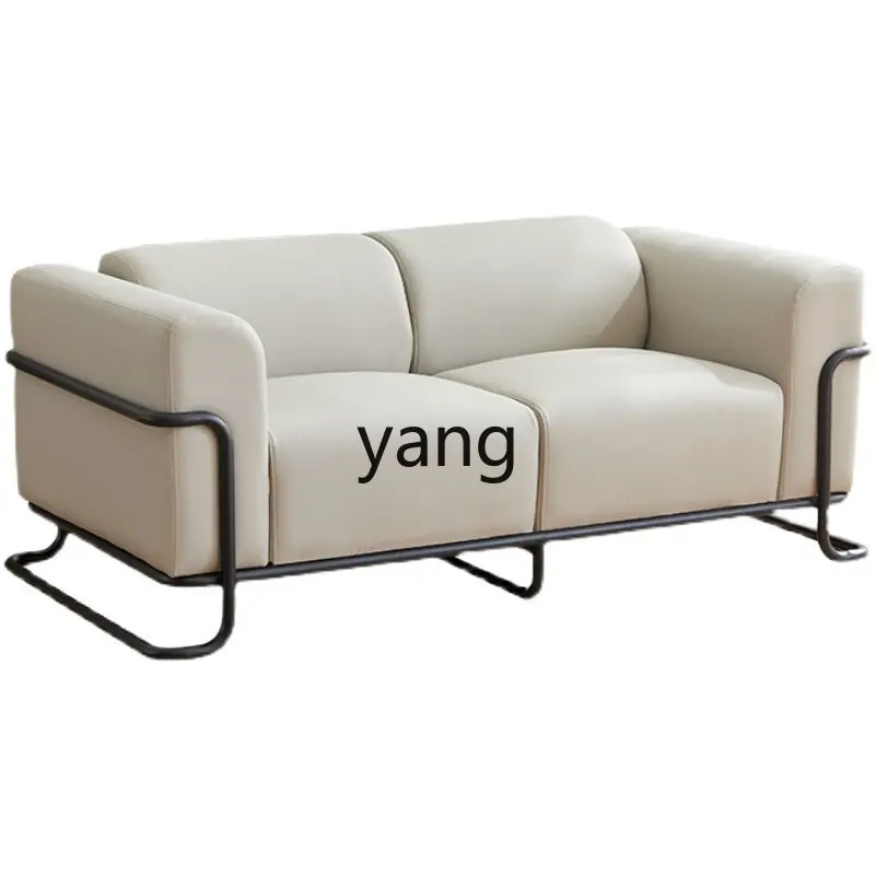LTT simple retro office single double coffee table combination negotiation guest area leisure sofa