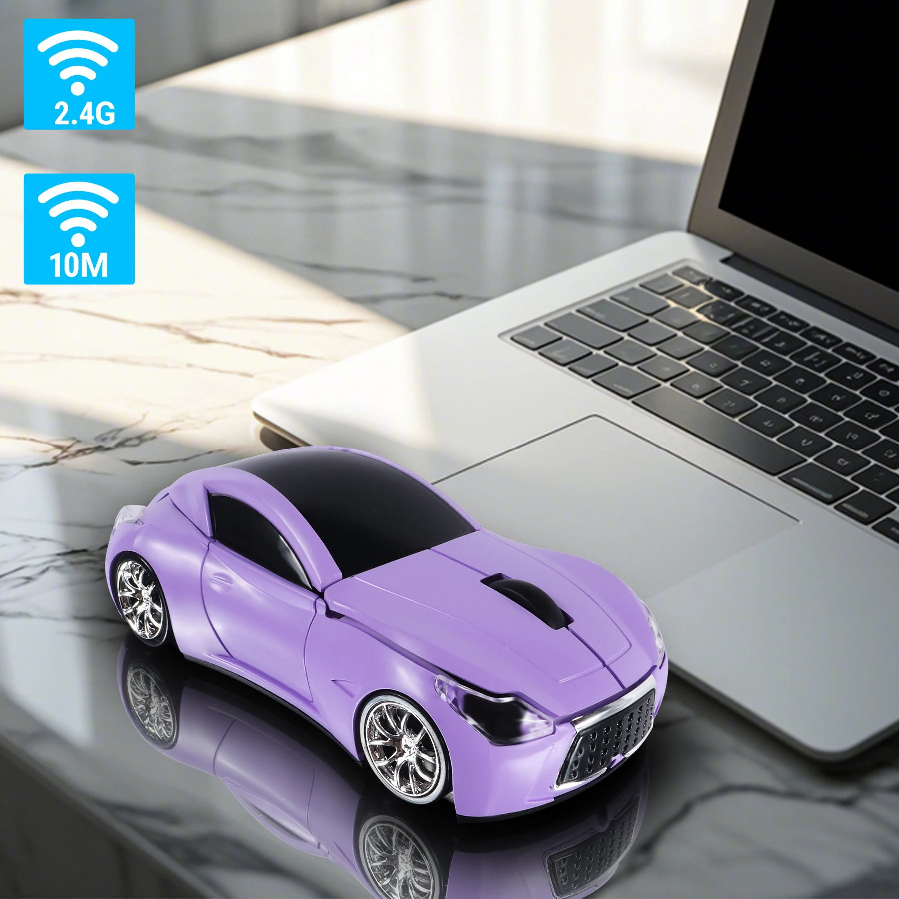 Infiniti Sports Car Styled 2.4G Wireless Computer Mouse Silent  Optical Ergonomic Mice For PC Laptop Desktops Children's Gifts