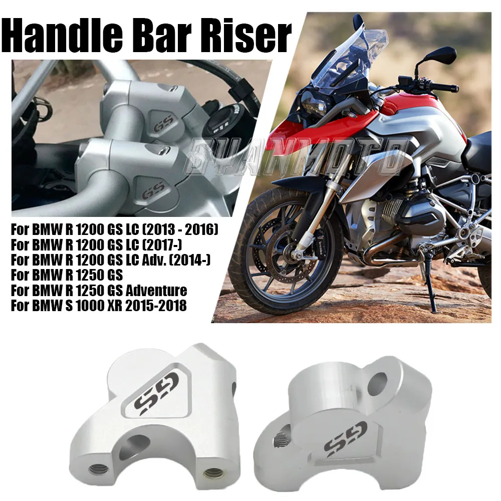 

Motorcycle Handlebar Riser 32MM Drag Handle Bar Clamp Extend Adapter For BMW R 1200 GS LC R1200GS Adventure ADV R1250GS S1000XR