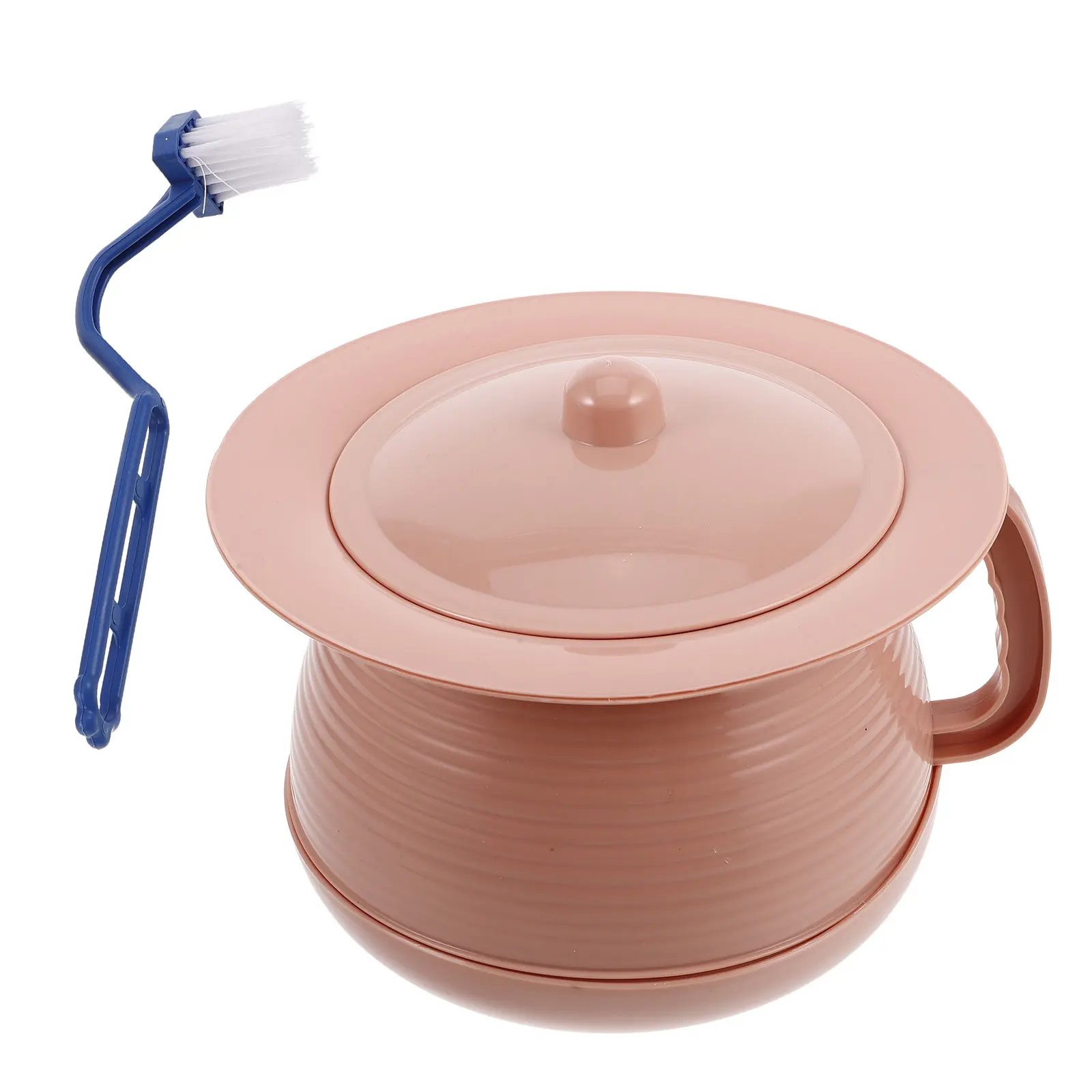 Plastic Portable Urinal with Lid Large Capacity Spill Proof Ergonomic Design for Bedridden Patients Home Hospital Travel