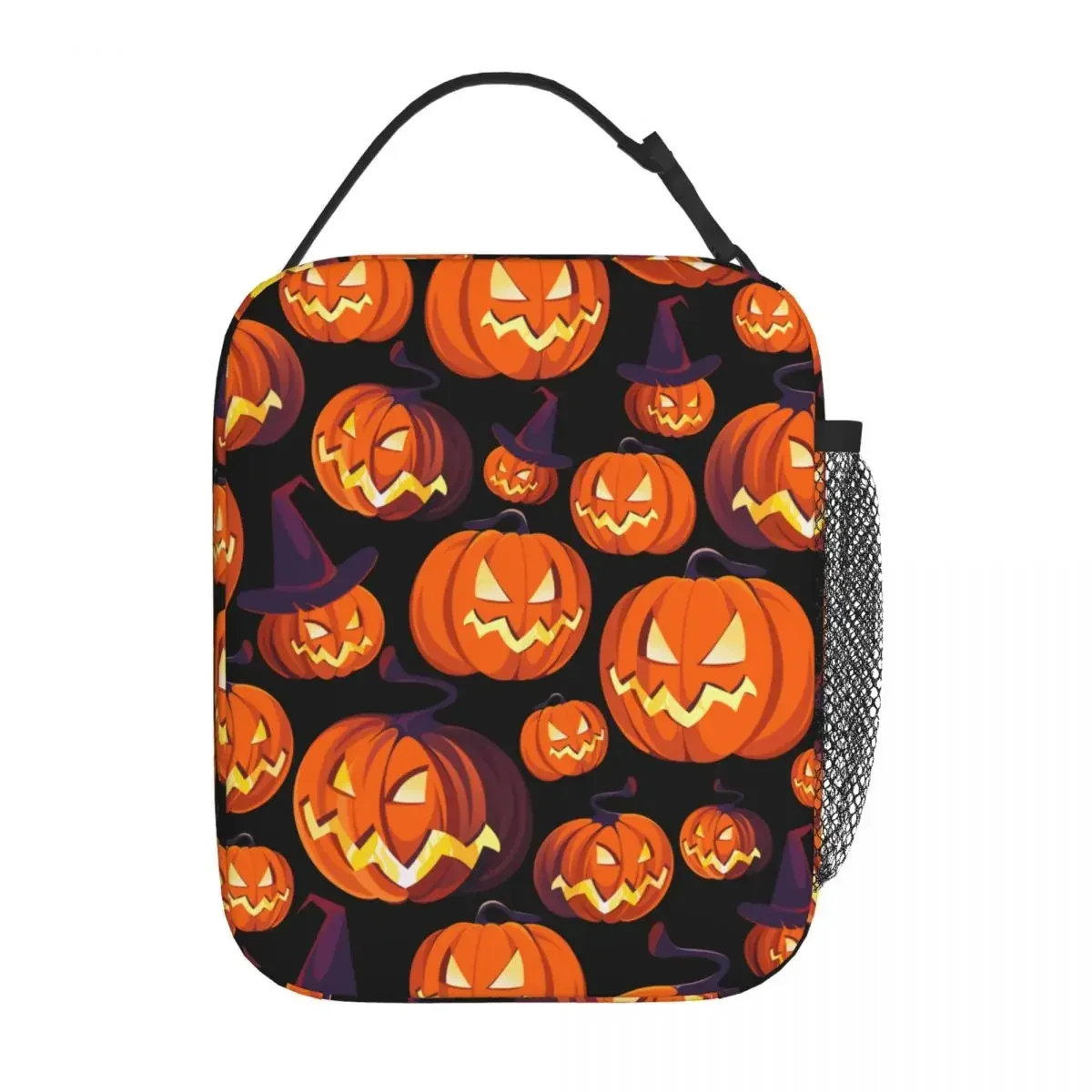 

Halloween Pumpkins Insulated Lunch Bags Thermal Bag Reusable Leakproof Tote Lunch Box Food Bag School Travel