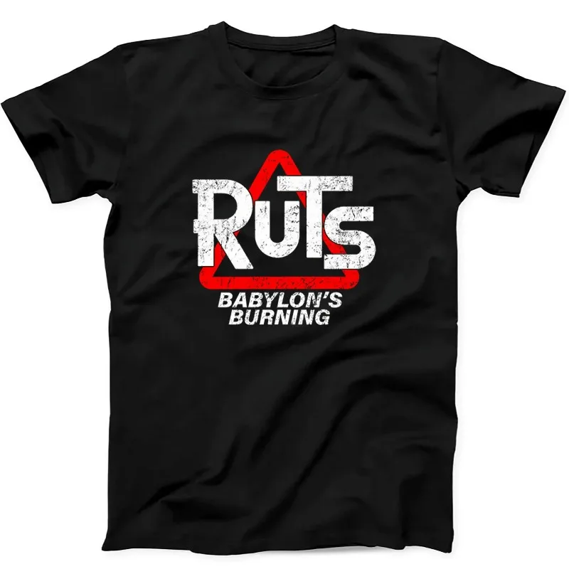 The Ruts Babylon's Burning Punk Rock Music Gift Tote Bag Tee T Shirt Camiseta unisex de verano, también pueden usarla los niños