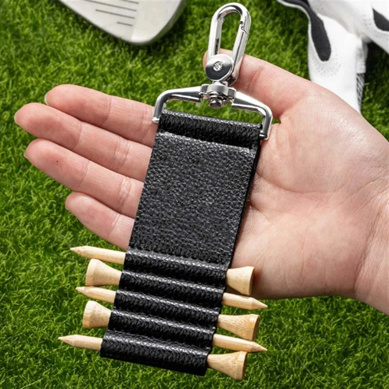 

Colorful Golf Hang Gloves with Magic Tape Double Sided Tee Holder Clip Portable Outdoor Hanging Tees Golf Accessories