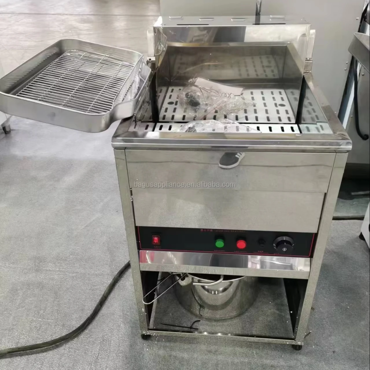 Top Sale 40L Stainless Steel French Fries Frying Machine Electric Deep Frying Machine Fast Food For Business