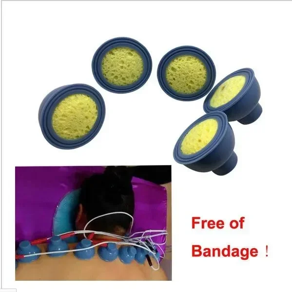 Popular Suction Negative Pressure Electrode Pads for Medicine Leading Therapy EMS Massager Nerve Stimulatorwith 2mm Pin Free