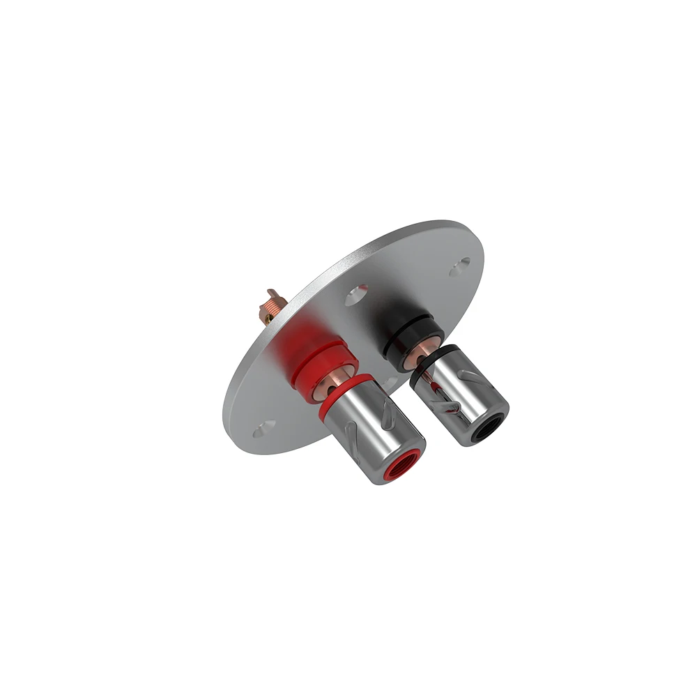 HIFI Binding Post Panel Aluminium Legierung Lautsprecher Box Bananen Stecker Stecker Box Reinem Kupfer Terminal Tasse Banana Jack Buchse 6545 – Detail 10