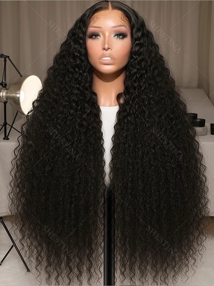 

Water Wave Human Hair Wigs 13x4 Hd Lace Frontal Kinky Curly Wigs Vietnamese 13x4 Deep Wave Glueless Wig Wet and Wavy Human Hair