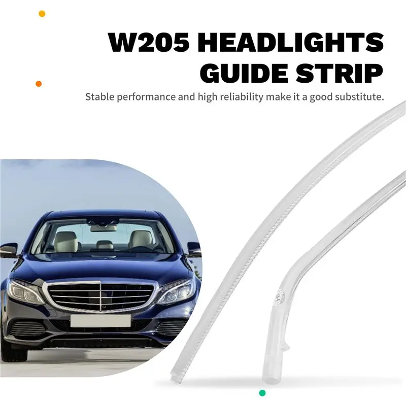 Simple Light Strips For Car Daytime Running Light Guide Strip Headlights For C-Class W205 2015-2018