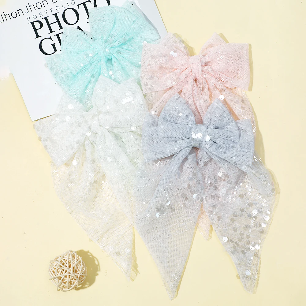 

Cute Big Bows Children Hair Clips For Girls Princess Hairpins Boutique Barrettes Kids Hairband Hair Accessories