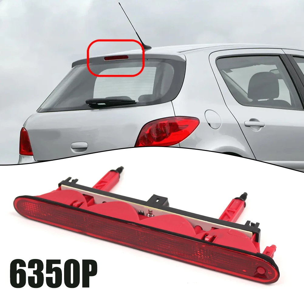 

Brake Lights Assembly High Brake Light 6350P5 For 307 Hatchback 2001-2008 ABS PC Red Rear Third Stop Lamp